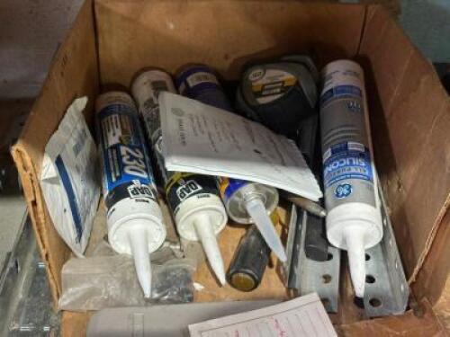 DESCRIPTION: ASSORTED CAULK AS SHOWN LOCATION: WAREHOUSE QTY: 1