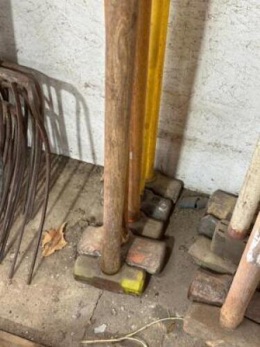 DESCRIPTION: (5) SLEDGEHAMMERS LOCATION: BACK WAREHOUSE QTY: 5