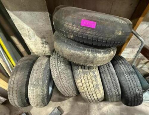 DESCRIPTION: (8) ASSORTED TIRES LOCATION: BACK WAREHOUSE QTY: 8