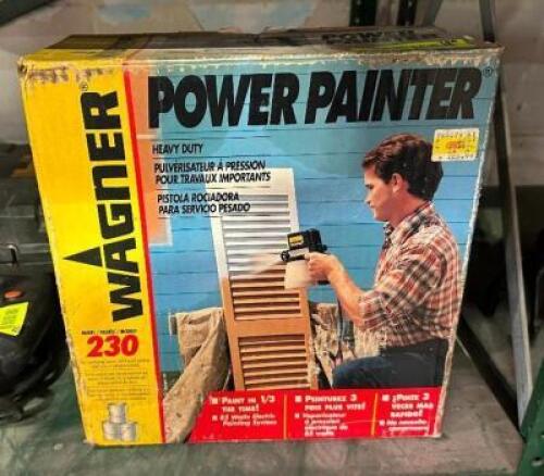 DESCRIPTION: POWER PAINTER PAINT SPRAYER BRAND/MODEL: WAGNER LOCATION: WAREHOUSE QTY: 1