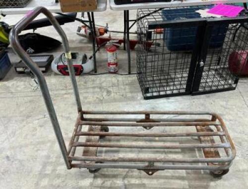DESCRIPTION: METAL UTILITY CART LOCATION: BACK WAREHOUSE QTY: 1