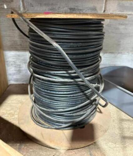 DESCRIPTION: SPOOL OF WIRE LOCATION: BACK WAREHOUSE QTY: 1