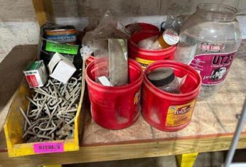 DESCRIPTION: ASSORTED HARDWARE AS SHOWN LOCATION: BACK WAREHOUSE QTY: 1