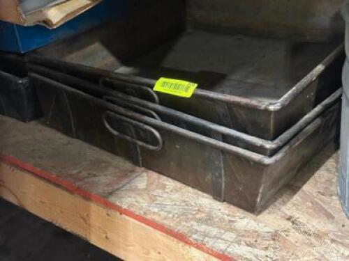 DESCRIPTION: (5) METAL BINS LOCATION: WAREHOUSE QTY: 5