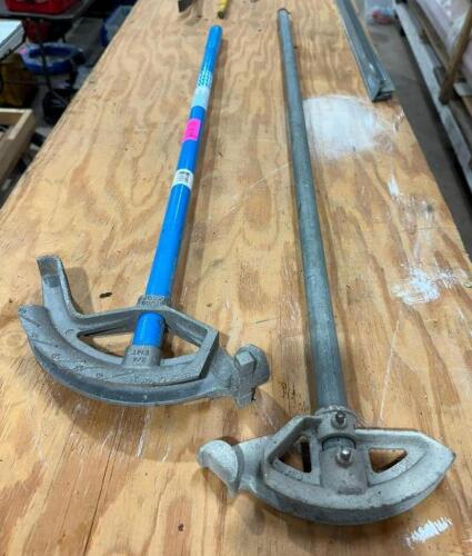 DESCRIPTION: (2) CONDUIT BENDERS LOCATION: BACK WAREHOUSE QTY: 2