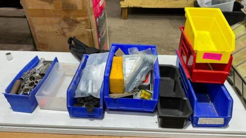 DESCRIPTION: ASSORTED HARDWARE BINS AND CONTENTS INFORMATION: SEE PHOTOS FOR MORE DETAILS LOCATION: BACK WAREHOUSE QTY: 1