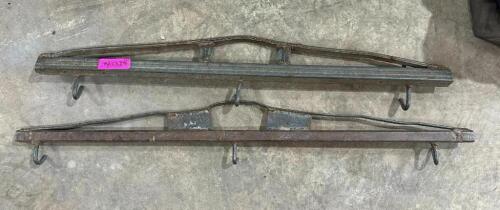 DESCRIPTION: (2) 36" STEEL HOOK MASTS LOCATION: BACK WAREHOUSE QTY: 2