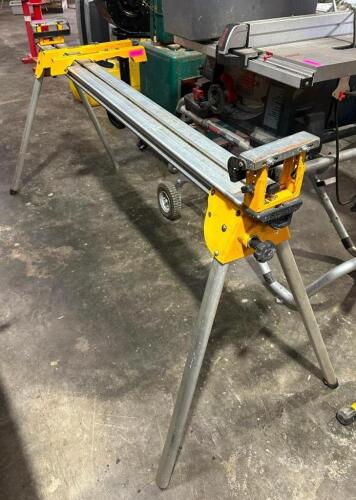 DESCRIPTION: MITER SAW STAND BRAND/MODEL: DEWALT DW7232 LOCATION: WAREHOUSE QTY: 1