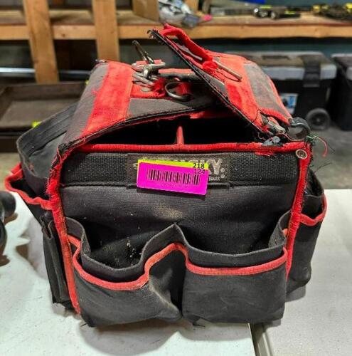 DESCRIPTION: TOOL BAG LOCATION: WAREHOUSE QTY: 1