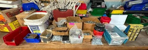 DESCRIPTION: ASSORTED HARDWARE AS SHOWN LOCATION: WAREHOUSE QTY: 1