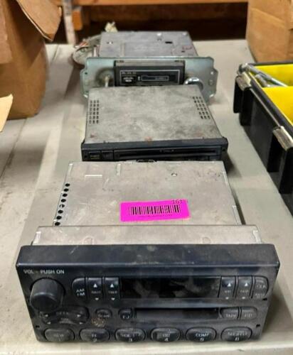 DESCRIPTION: ASSORTED AUTO RADIOS LOCATION: WAREHOUSE QTY: 1