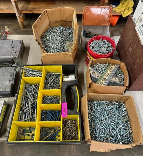 DESCRIPTION: ASSORTED HARDWARE AS SHOWN LOCATION: WAREHOUSE QTY: 1