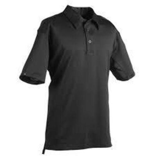 DESCRIPTION: (17) TACTICAL POLO SHIRT BRAND/MODEL: PROPPER #56ET79 INFORMATION: BLACK, MENS ICE PERFORMANCE, SHORT SLEEVE, "NDCS" LOGO SIZE: SMALL RET