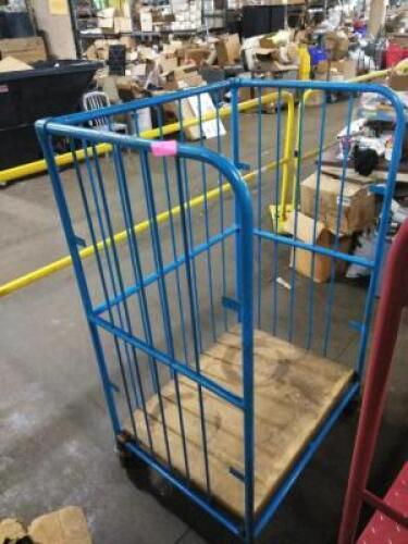 DESCRIPTION: (1) HAND MADE MOVING CAGE INFORMATION: SEE INSPECTION QTY: 1