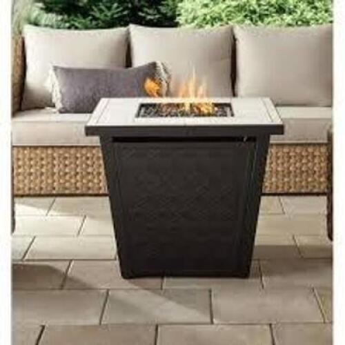 DESCRIPTION: (1) OUTDOOR GAS FIRE PIT BRAND/MODEL: BETTER HOMES AND GARDENS #BHS436144273003 INFORMATION: RIVER OAKS SIZE: 30" RETAIL$: $198.00 EA QTY