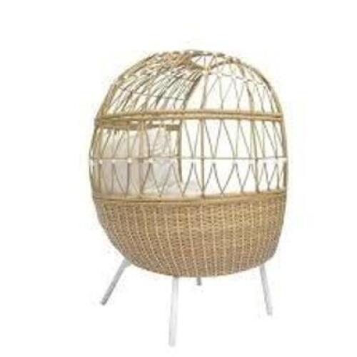 DESCRIPTION: (1) EGG CHAIR BRAND/MODEL: BETTER HOMES AND GARDENS #BHS436225828001 INFORMATION: LILAH, STATIONARY, WICKER RETAIL$: $197.00 EA QTY: 1