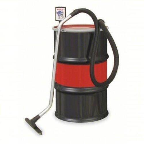 DESCRIPTION: (1) PNEUMATIC DRUM-TOP VACUUM HEAD ONLY BRAND/MODEL: ABANAKI #1MEB8 INFORMATION: RED AND BLACK, DRUM NOT INCLUDED SIZE: 55 GAL DRUM CAPAC
