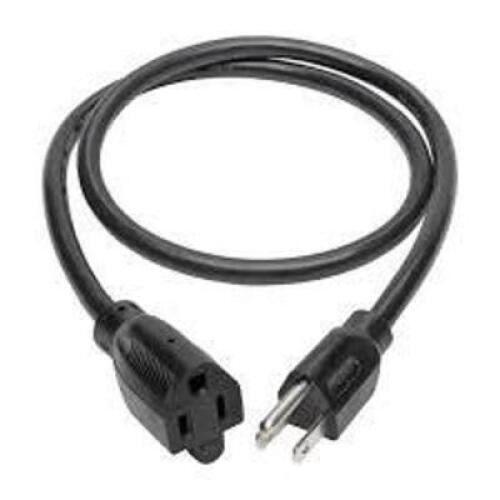 DESCRIPTION: (8) POWER EXTENSION CORD BRAND/MODEL: TRIPP-LITE #P024-003 INFORMATION: BLACK, 125 V, 15 A SIZE: 3' RETAIL$: $12.60 EA QTY: 8