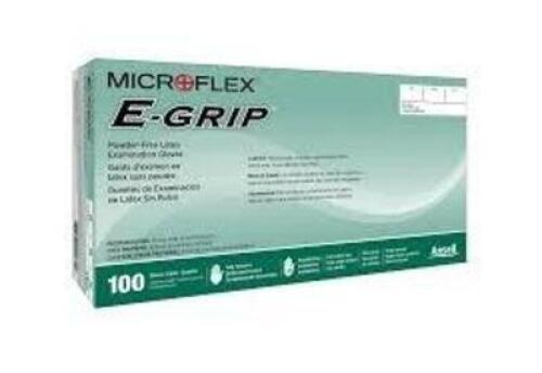 DESCRIPTION: (10) BOXES OF (100) RUBBER GLOVES BRAND/MODEL: MICROFLEX #L974 INFORMATION: E GRIP SIZE: MEDIUM RETAIL$: $20.33 EA QTY: 10