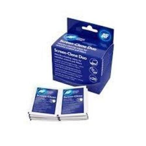 DESCRIPTION: (20) SURFACE AND SCREEN CLEANER WIPES BRAND/MODEL: 902-K INFORMATION: PEEL/SEAL PACKAGES OF (30) RETAIL$: $12.99 EA QTY: 20