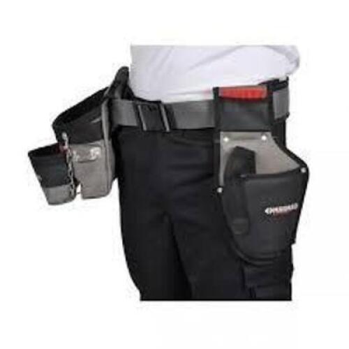 DESCRIPTION: (2) PROFESSIONAL TOOLBELT SET BRAND/MODEL: MAGMA #MA2735 INFORMATION: BLACK WITH RED RETAIL$: $55.96 EA QTY: 2