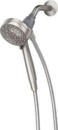 DESCRIPTION: (1) MULTI FUNCTION HAND SHOWER PACKAGE BRAND/MODEL: MOEN #26100EPSRN RETAIL$: $54.99 EA QTY: 1