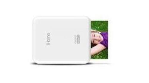 DESCRIPTION: (1) SMARTPHONE PHOTO PRINTER BRAND/MODEL: IHOME POCKETPRINT3 SIZE: 3X3 RETAIL$: $50.00 EA QTY: 1