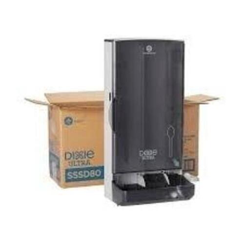 DESCRIPTION: (1) DISPOSABLE FORK DISPENSER BRAND/MODEL: DIXIE ULTRA #SSSD80 RETAIL$: $145.00 EA QTY: 1