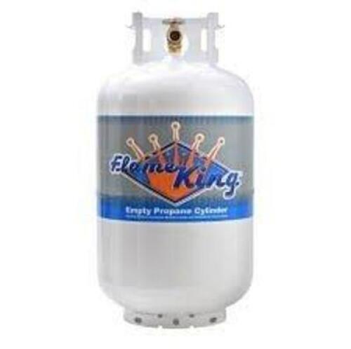 DESCRIPTION: (1) PROPANE CYLINDER BRAND/MODEL: FLAME KING SIZE: 30 BL RETAIL$: $68.09 EA QTY: 1
