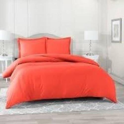 DESCRIPTION: (2) 3-C DUVET COVER SET BRAND/MODEL: NESTLE INFORMATION: PINK ONE ORANGE SIZE: FULL RETAIL$: $35.49 EA QTY: 2