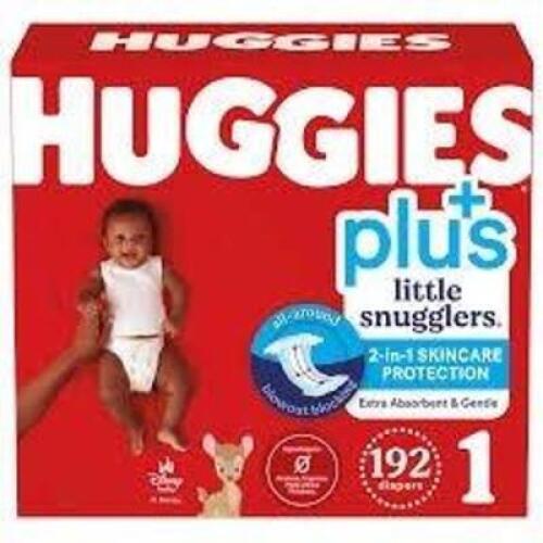 DESCRIPTION: (1) BOX OF (192) LITTLE SNUGGLERSBRAND/MODEL: HUGGIES #955483SIZE: 1RETAIL$: $51.47 EAQTY: 1