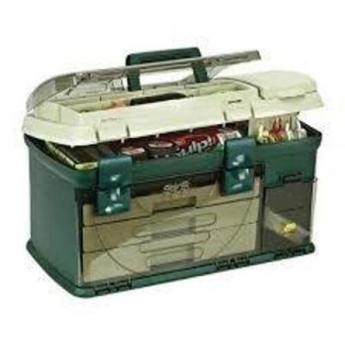 DESCRIPTION: (1) THREE DRAWER BOX BRAND/MODEL: PLANO SIZE: 21X12X12 RETAIL$: $59.99 EA QTY: 1