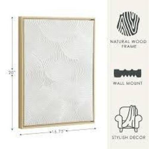 DESCRIPTION: (1) WALL ART BRAND/MODEL: ARCHES SIZE: 16X20 QTY: 1