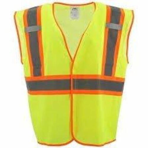 DESCRIPTION: (1) CASE OF (50) TRAFFIC VESTS BRAND/MODEL: CONDOR #491R74 INFORMATION: YELLOW SIZE: LARGE RETAIL$: $96.00 EA QTY: 1