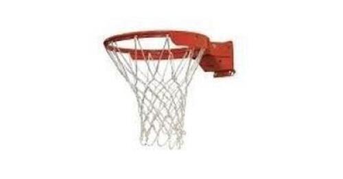 DESCRIPTION: (1) BASKETBALL RIM WITHOUT NET BRAND/MODEL: SLAMMER COMPETITOR #0411528 RETAIL$: $243.00 EA QTY: 1