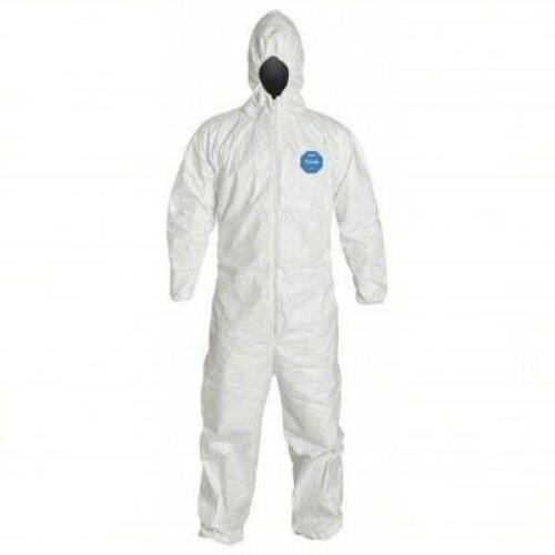 DESCRIPTION: (1) CASE OF (25) DISPOSABLE COVERALLS BRAND/MODEL: DUPONT #4LUN2 INFORMATION: WHITE SIZE: 5XL RETAIL$: $394.64 EA QTY: 1