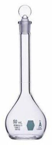 DESCRIPTION: (1) BOXES OF (24) VOLUMETRIC FLASK BRAND/MODEL: PRODUCT NUMBER #5PRZ6 INFORMATION: GLASS, 50 ML CAPACITY - ML, 1.7 FL OZ CAPACITY - OZ, I