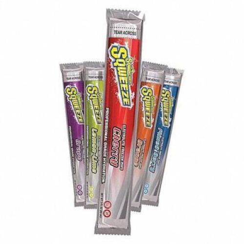 DESCRIPTION: (4) PACKS OF (110) FREEZER POPS BRAND/MODEL: SQWINCHER INFORMATION: ASSORTED FLAVORS RETAIL$: $20.00 TOTAL QTY: 4