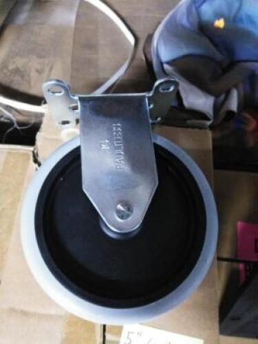 DESCRIPTION: (1) CASTER SET SIZE: 5" RETAIL$: $70.00 EA QTY: 1