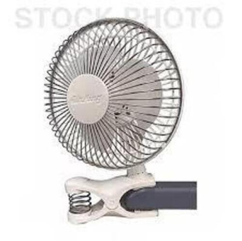 DESCRIPTION: (1) CIRCULATING CLIP ON FAN BRAND/MODEL: AIR KING #6C507E SIZE: 6" 2 SPEED RETAIL$: $29.64 EA QTY: 1