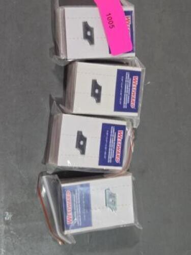 DESCRIPTION: (4) PACKS OF (10) CARBIDE BLADES BRAND/MODEL: WESTWARD 20KY49 RETAIL$: $410.00 QTY: 4
