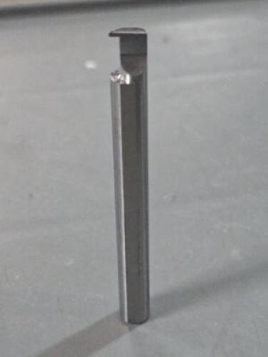 DESCRIPTION: (1) SOLID CARBIDE GROOVING TOOL BRAND/MODEL: ACCUPRO 05250284 SIZE: 1/4" SD 0.0305 RETAIL$: $38.34 QTY: 1
