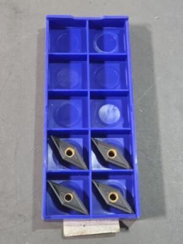 DESCRIPTION: (4) CARBIDE TURNING INSERTS BRAND/MODEL: SUMITOMO VNMG331EGZ RETAIL$: $80.84 QTY: 4