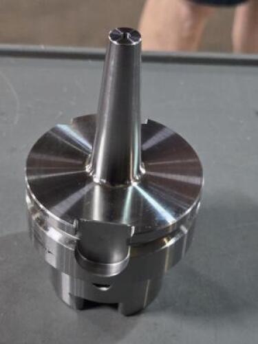 DESCRIPTION: (1) SHRINK FIT TOOLHOLDER & ADADPTER BRAND/MODEL: ACCUPRO 746338 SIZE: 1/8" SD HSK63A RETAIL$: $406.06 QTY: 1