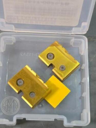 DESCRIPTION: (2) SPADE DRILL INSERTS BRAND/MODEL: ALLIED MACH. 151T-0025-FB SIZE: 25/32" DIA RETAIL$: $128.50 QTY: 2
