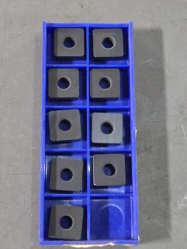 DESCRIPTION: (9) CERAMIC TURNING INSERTS BRAND/MODEL: SUMITOMO SNGA120412 NB90S RETAIL$: $136.00 QTY: 9