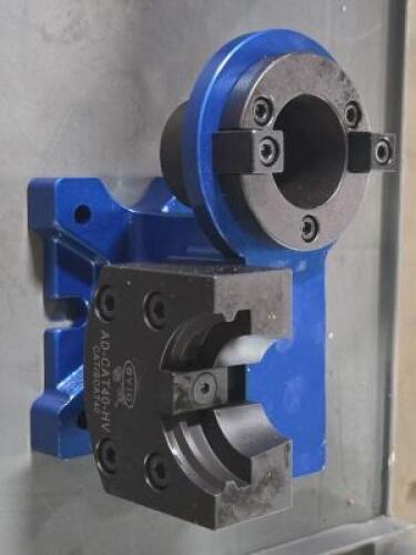DESCRIPTION: (1) CAT40 TOOL HOLDER TIGHTENING FIXTURE BRAND/MODEL: TECHNIKS 17870 SIZE: 5" OAH 4-13/16" BASE RETAIL$: $410.82 QTY: 1
