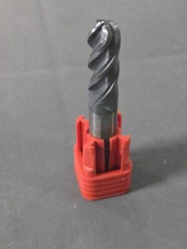 DESCRIPTION: (4) SOLID CARBIDE GP BALL END MILL BRAND/MODEL: FULLERTON 34097 SIZE: 3/8" DIA RETAIL$: $109.38 QTY: 4