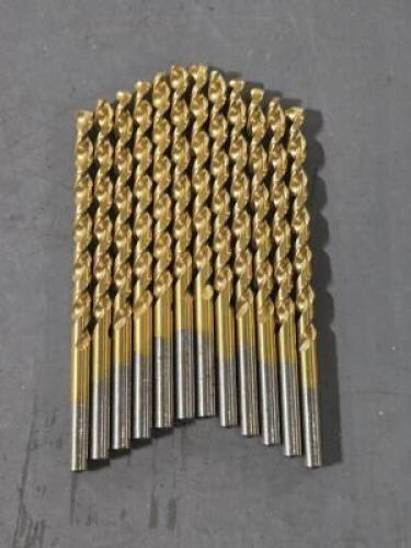 DESCRIPTION: (24) HSS JOBBER DRILL BITS BRAND/MODEL: WESTWARD 6PRN3 SIZE: #5 RETAIL$: $166.08 QTY: 24