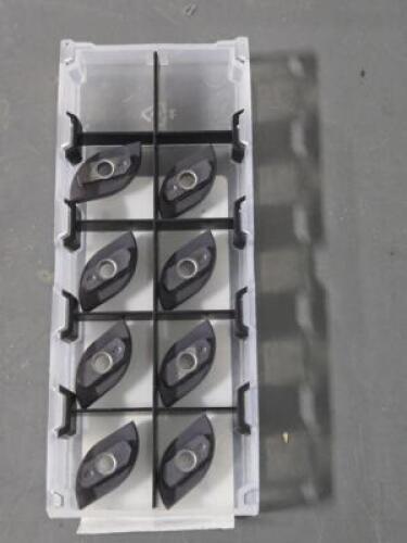 DESCRIPTION: (8) SOLID CARBIDE MILLING INSERTS BRAND/MODEL: BCR D200-QT IC908 RETAIL$: $404.00 QTY: 8